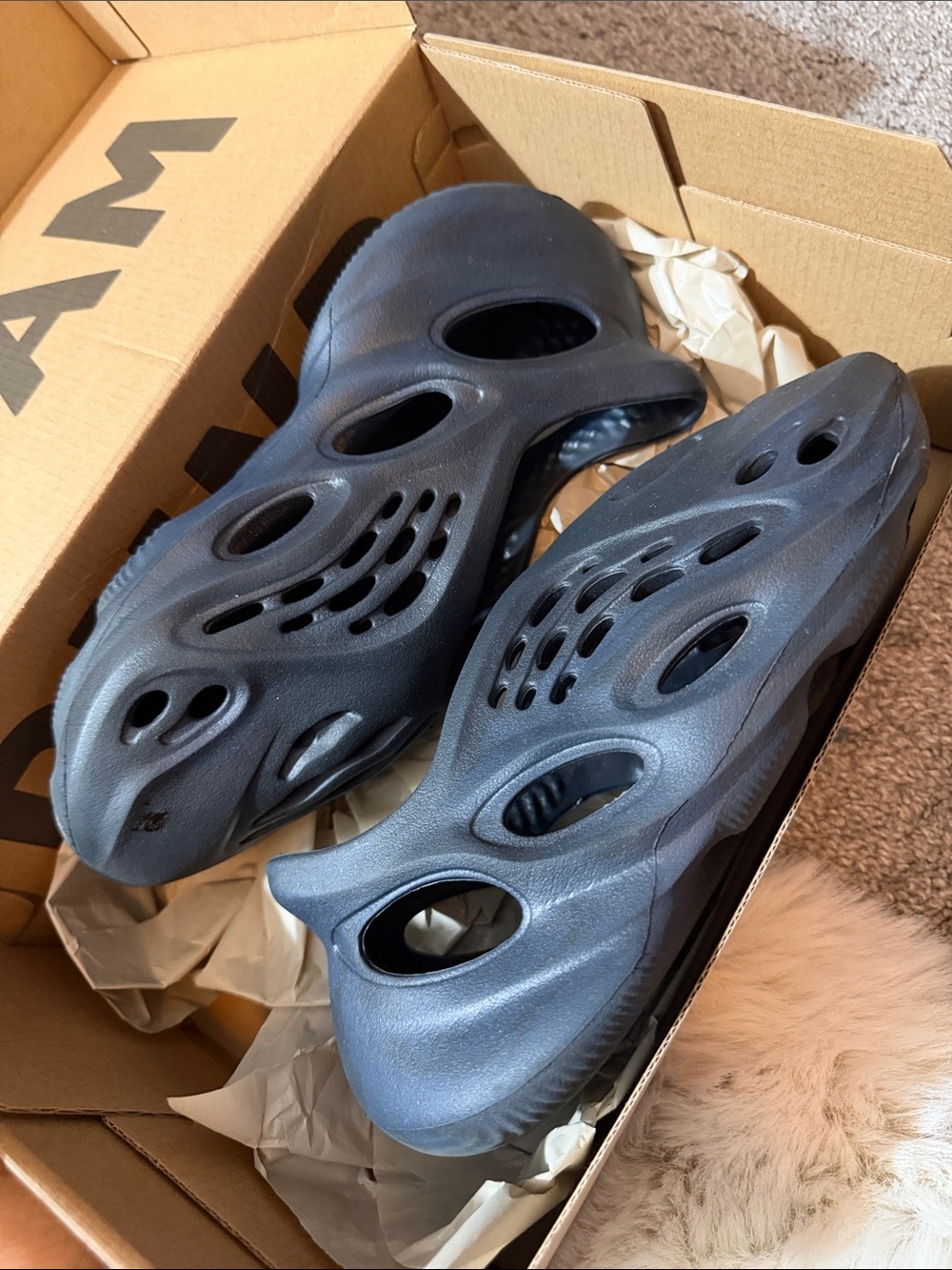 Yeezy Foam Runner Slip-On Clog in Black